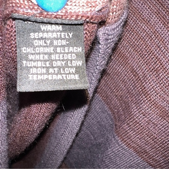 Investments Women's Open Front Knit Cardigan Sweater Multicolor Size Medium‎ - Picture 4 of 4